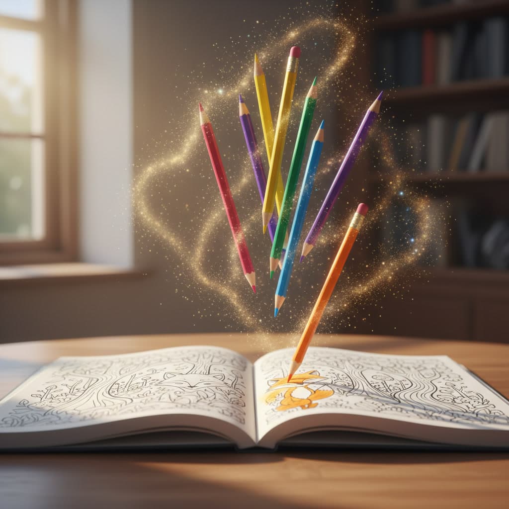 Дитина з персоналізованою розмальовкою